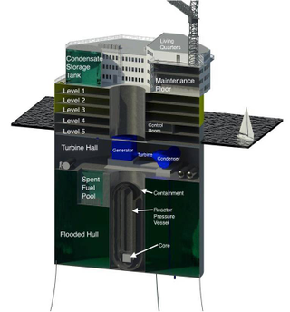 Illustration for article titled El MIT idea una planta nuclear flotante capaz de resistir tsunamis